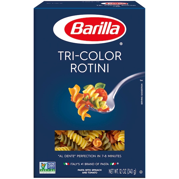 Barilla Tri-Color Rotini Pasta 12 oz., PK16